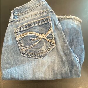 Eden flare silver jeans w24 l31